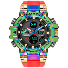 Colorful Outdoor Men's Alloy Watch