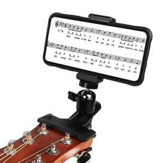 Guitar Phone Mount Clip – Hands-Free Smartphone Holder for Musicians