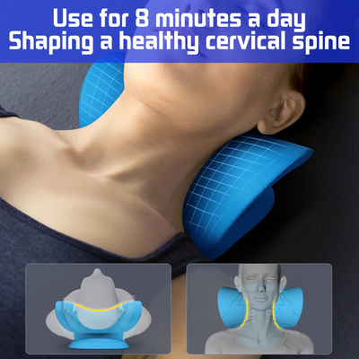 Cervical Neck Stretcher & Massage Pillow | Spine Relief & Relaxation