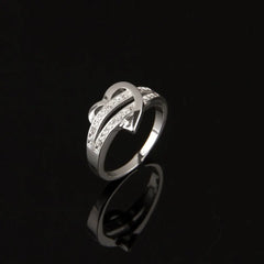 Heart-Shaped Diamond Ring Jewelry