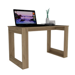 Lacey Rectangle Computer Desk – Light Oak, Compact Home Office Design