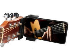 Guitar Phone Mount Clip – Hands-Free Smartphone Holder for Musicians