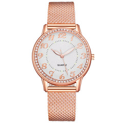 Radiant Diamond Mesh Watch