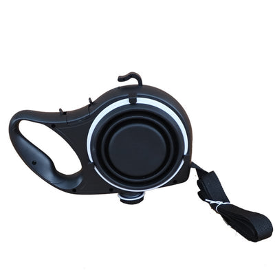Portable Multifunctional Pet Leash with Water Bottle