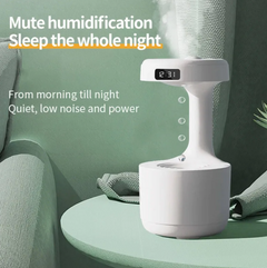 Anti-Gravity Humidifier with Clock & Aroma Diffuser