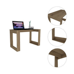 Lacey Rectangle Computer Desk – Light Oak, Compact Home Office Design