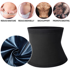 Men's Sauna Waist Trainer & Slimming Belt | Body Shaper for Workouts