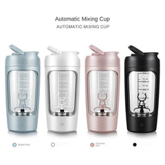 Electric Portable Protein Shaker Bottle – USB Rechargeable Blender