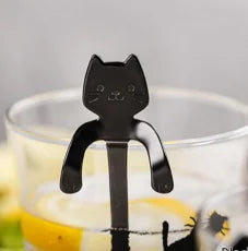 Stainless Steel Cat Spoon and Stirring Spoon