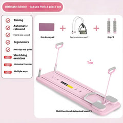 Foldable Abdominal Wheel Fitness Board – Core Trainer for Home Gym (Ab Roller)