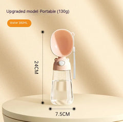 Portable Dog Water Bottle - Travel Pet Water Dispenser for Dogs