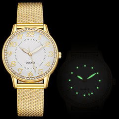 Radiant Diamond Mesh Watch