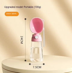 Portable Dog Water Bottle - Travel Pet Water Dispenser for Dogs