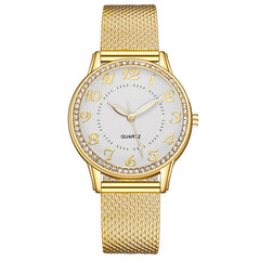 Radiant Diamond Mesh Watch