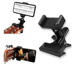 Guitar Phone Mount Clip – Hands-Free Smartphone Holder for Musicians