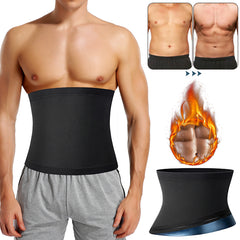Men's Sauna Waist Trainer & Slimming Belt | Body Shaper for Workouts