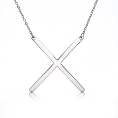 Personalized Initial Letter Pendant Necklace – Gold, Silver & Rose Gold Stainless Steel