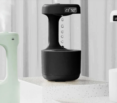 Anti-Gravity Humidifier with Clock & Aroma Diffuser