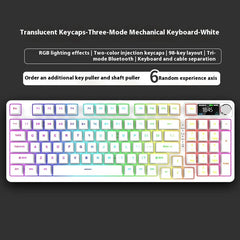 98 Key Wireless Bluetooth Three-model Mechanical Keyboard Gaming Electronic Sports Office
