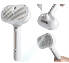 Self-Cleaning Pet Spray Brush – Deshedding Tool for Cats & Dogs