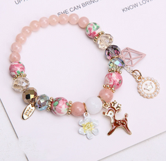 Pearl & Natural Stone Bead Bracelet | Elegant Women's Jewelry