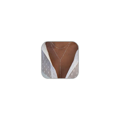 ANGLEQUEEN Lariat Y-Shaped Necklace for Women – Dainty Layered Beaded Chain