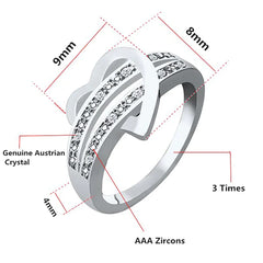 Heart-Shaped Diamond Ring Jewelry