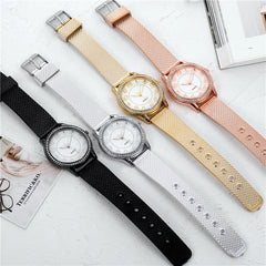 Radiant Diamond Mesh Watch
