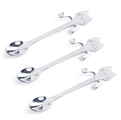 Stainless Steel Cat Spoon and Stirring Spoon