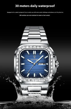 Men's Diamond Quartz Watch