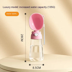 Portable Dog Water Bottle - Travel Pet Water Dispenser for Dogs